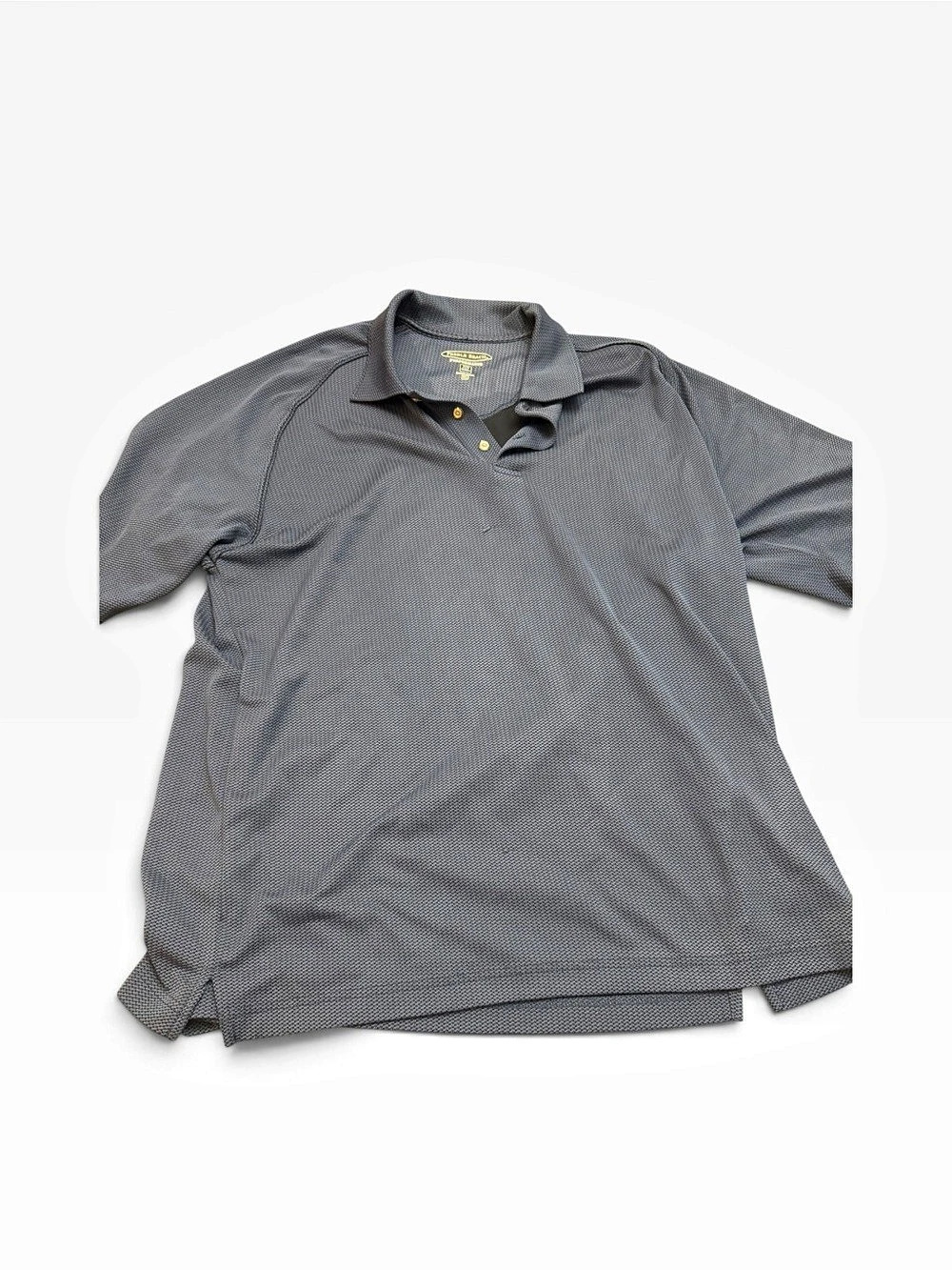 Pebble Beach Performance Men's Polo Shirt Gray Size X-Large Like New